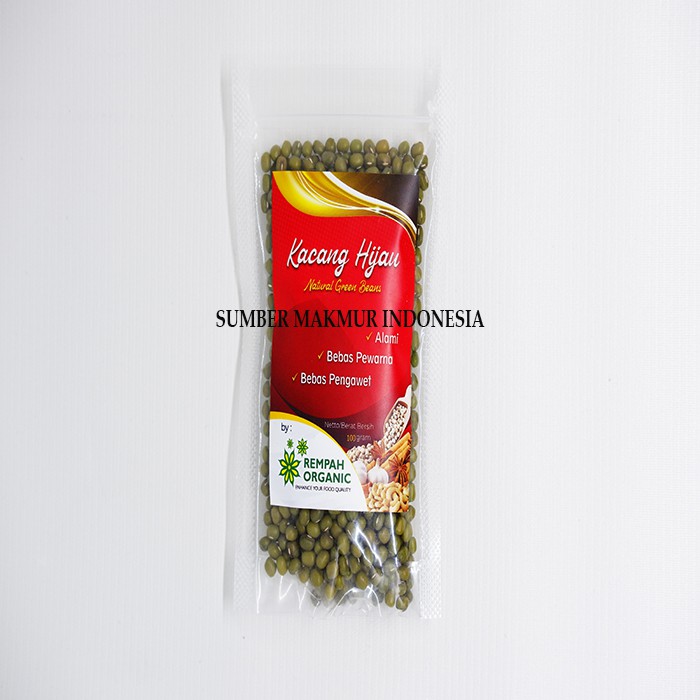 KACANG HIJAU CAP REMPAH ORGANIC 100 GRAM - ECERAN