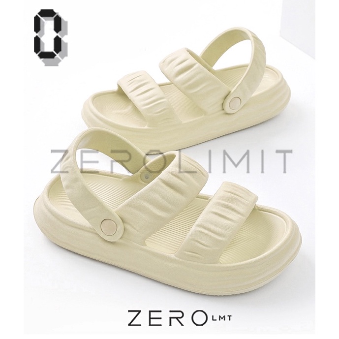 Zerolimit - Jisoo - Sandal Tali Wanita Import Sandal Selop Jelly Cewek Casual Sendal Slip On  Wanita Strap Stylish Kekinian