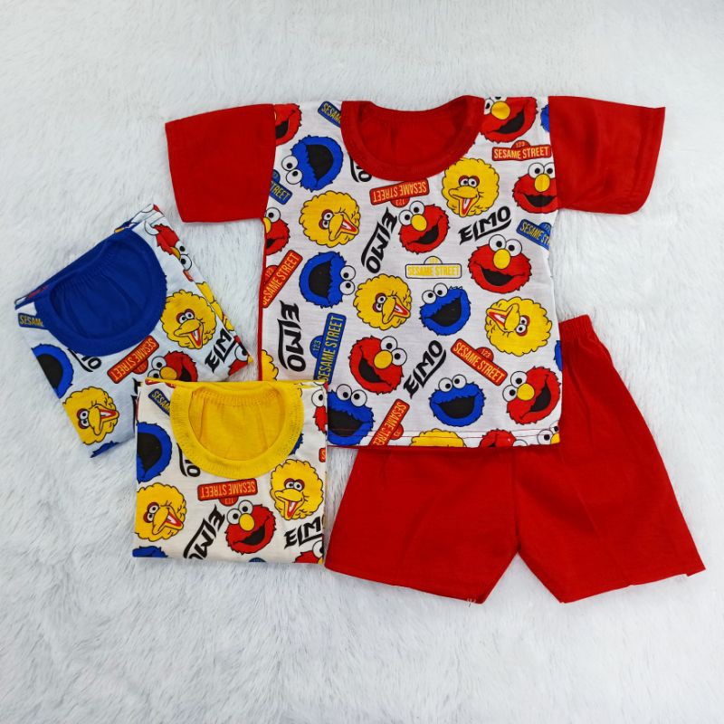 [Ss-4015] Pakaian Anak Size 0-12bulan, Baju Kaus anak, Setelan Anak Lengan Pendek