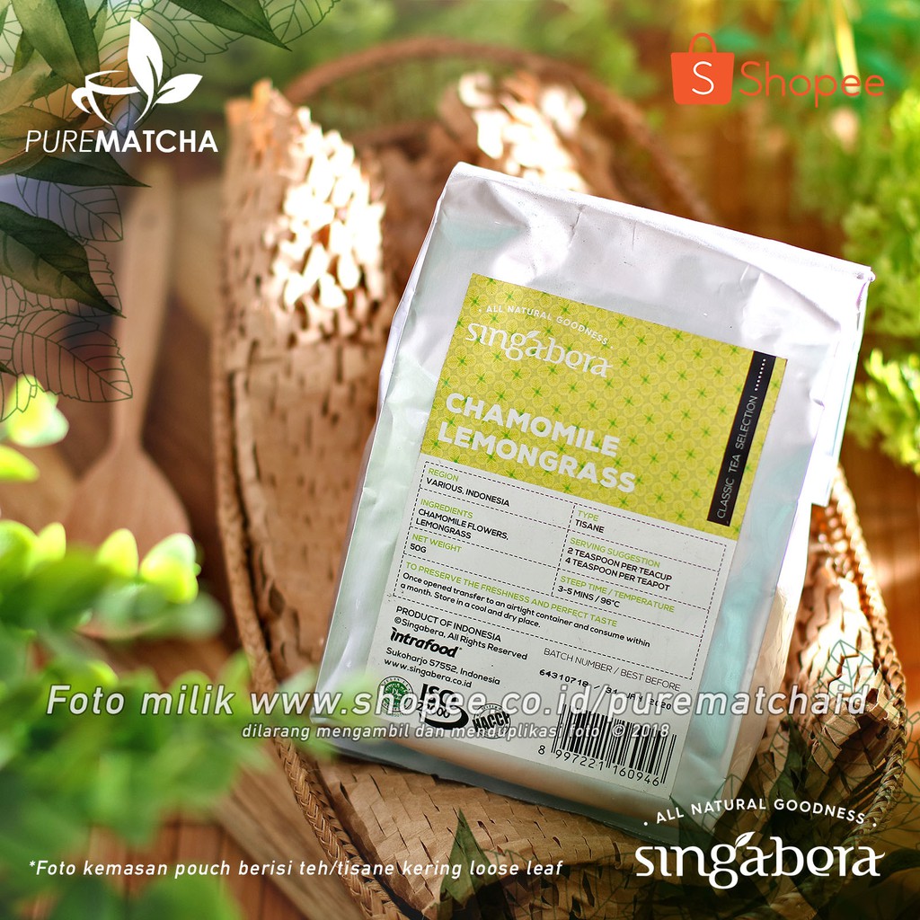 

Singabera Teh Premium Indonesia - Singabera Chamomile Lemongrass 50gr Indonesian Teh