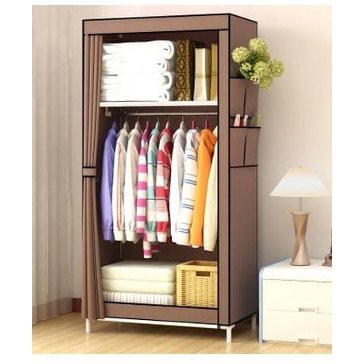 Lemari Pakaian Portable Single RAK PAKAIAN GANTUNG  Diskon