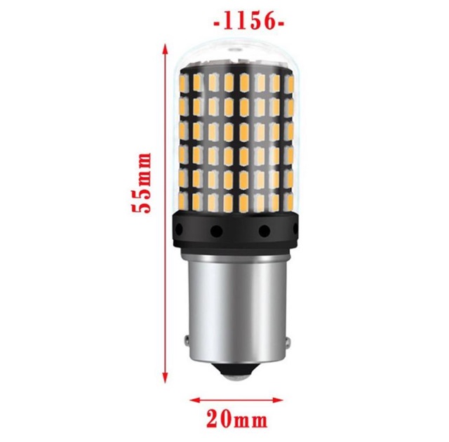 LED KAKI 1 BAYONET SUPER TERANG 144SMD