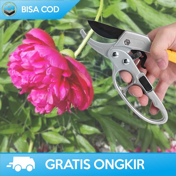 GUNTING BATANG RANTING TANAMAN KNIFEZER GARDEN PRUNING SHEAR BAJA ORI