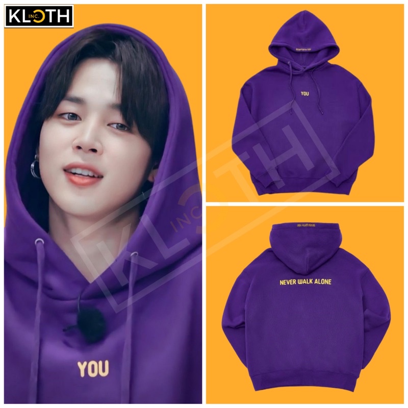 [NEW] Hoodie Jimin You Never Walk Alone BTS Cotton Fleece Premium Unisex