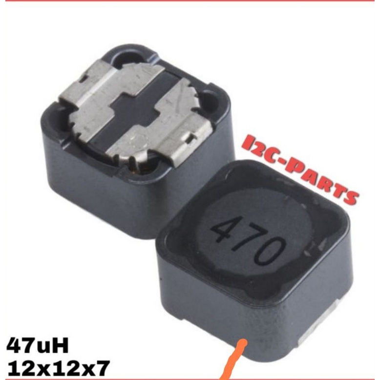 ds1207 induktor 12x12x7mm 47uh 47 uh 470 / smd power induktor lilit