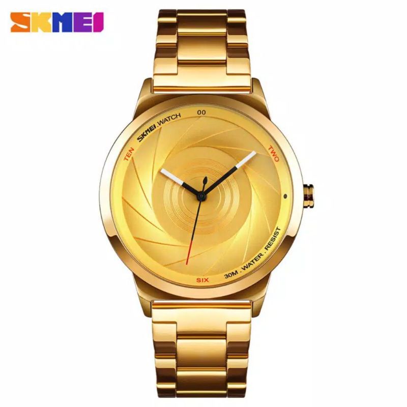 {COD} SKMEI 9210 Jam Tangan Pria Analog | Jam Tangan Cowok Keren | Jam Tangan Bagus Tali Stainless Stell