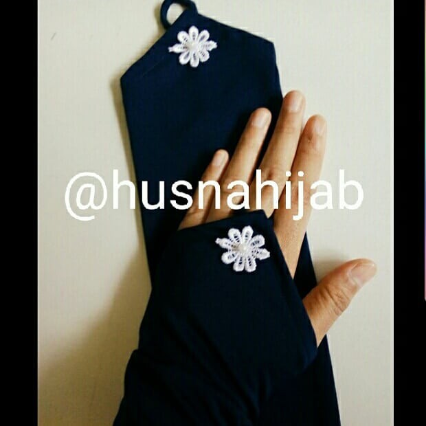 [HUSNA HIJAB] Handsock Cincin Bunga Satu / Handsock Melati