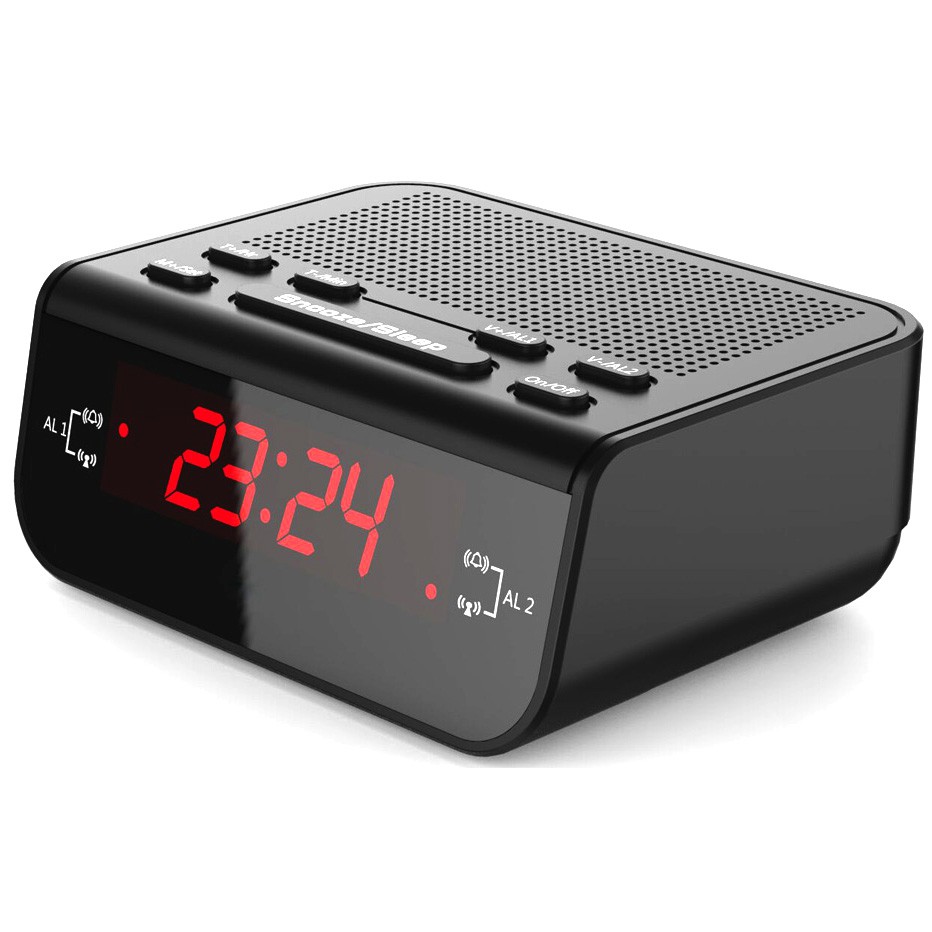 Jam Meja/Alarm/Weker/ LED Digital Clock dengan FM Radio