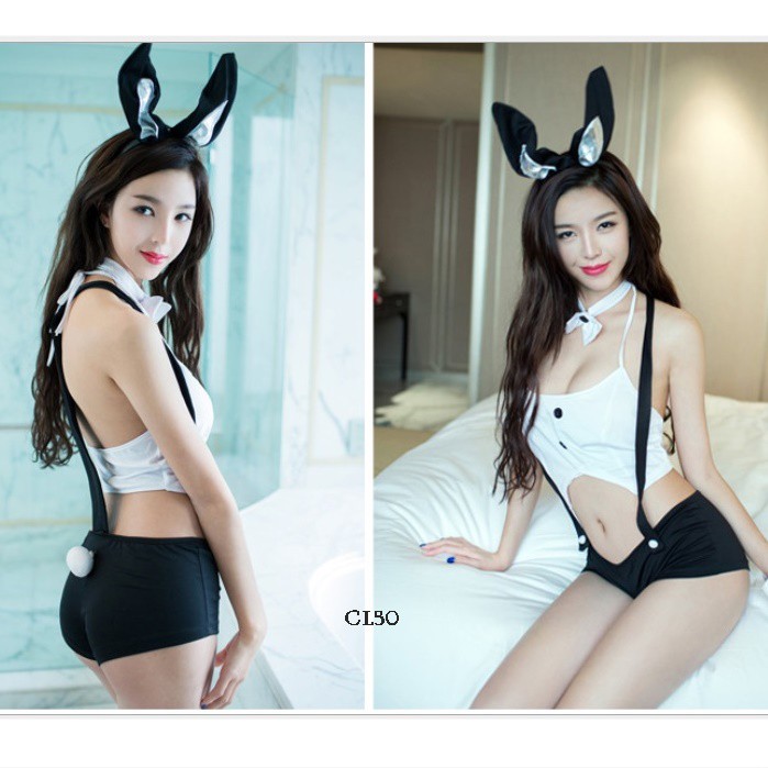 [LIMITED STOCK] KOSTUM COSPLAY KELINCI SEKSI COSTUME SEXY BUNNY LINGERIE WANITA CL50