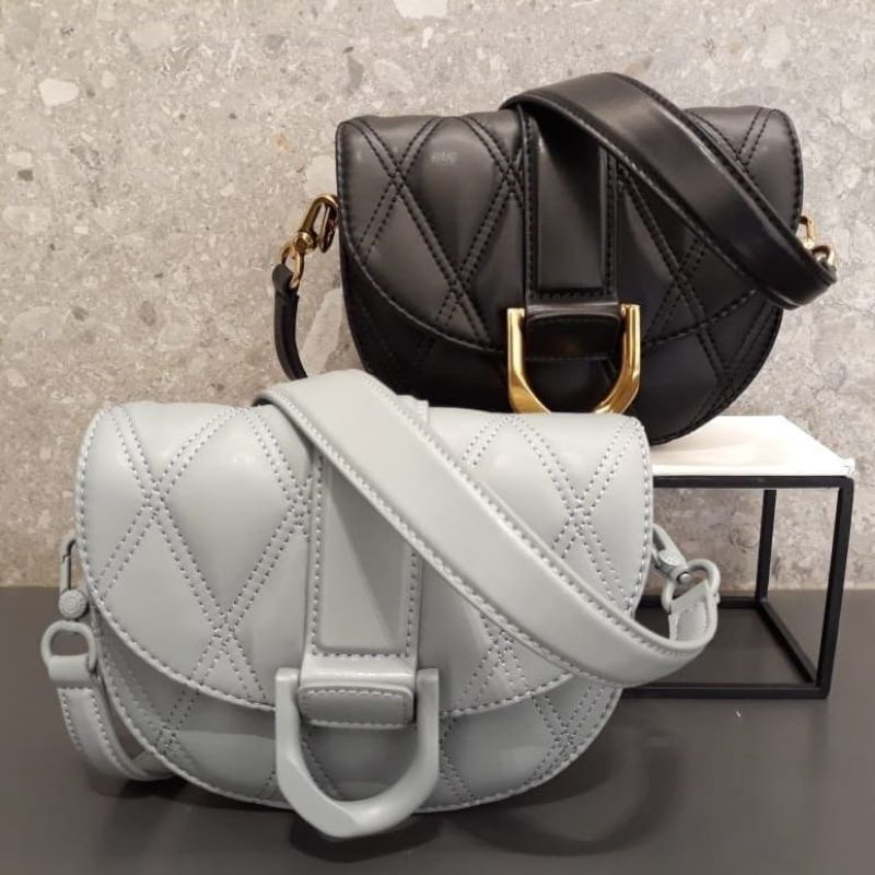 SALE  CK Gabine Quilted Saddle Bag