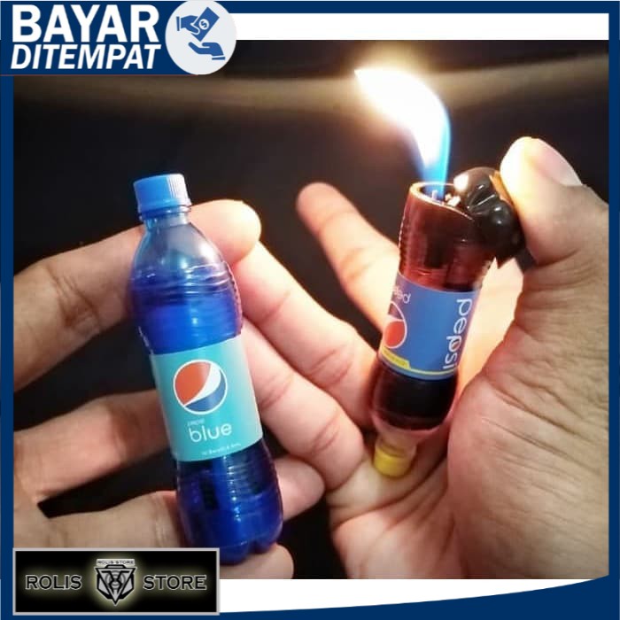 PROMO KOREK API GAS UNIK BOTOL PEPSI MANCIS LAS LIGHTER KOREK UNIK