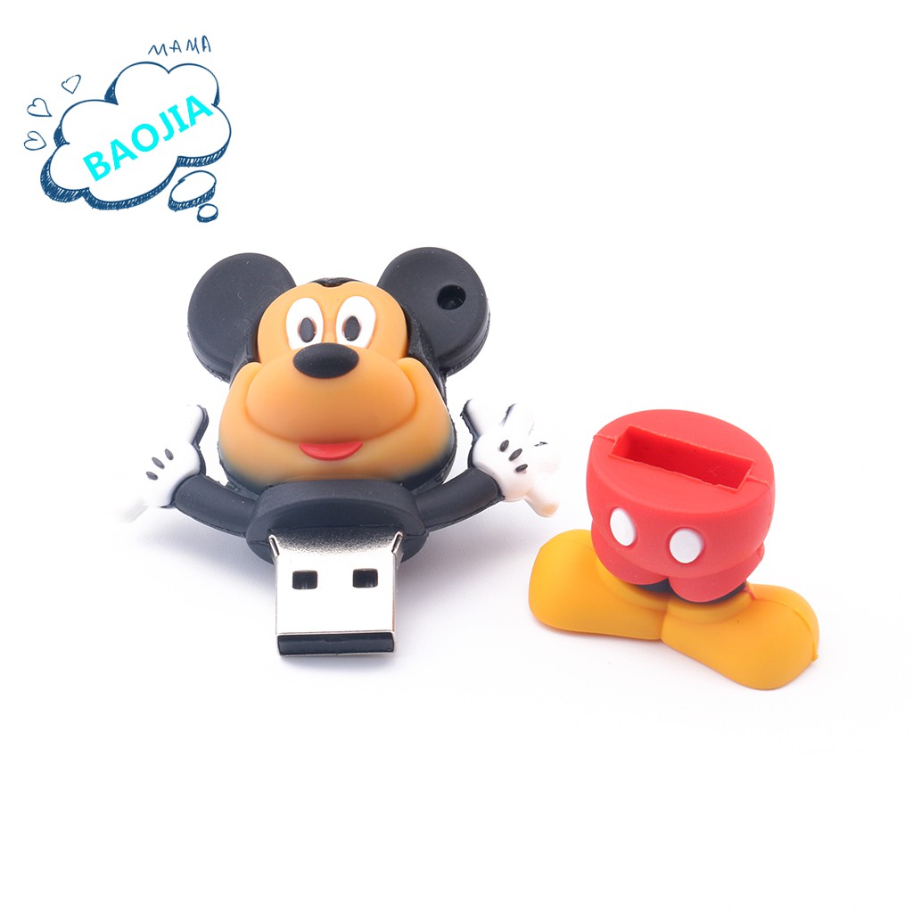 Mickey 128GB 64GB 32GB 16GB 8GB 4GB USB Flash Disk Memory Stick