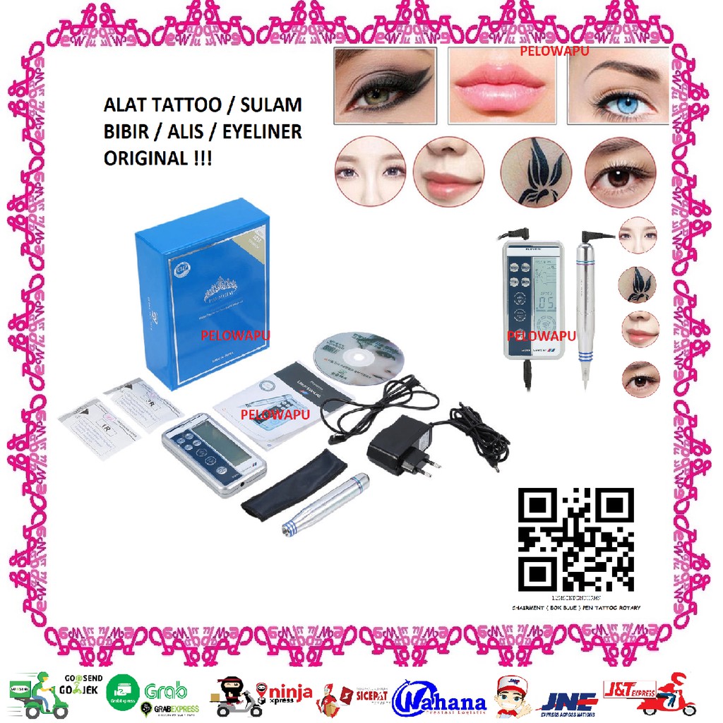 MESIN TATO TATTOO SULAM ALIS BIBIR EYELINER PERMANEN CHAIRMENT ROTARY