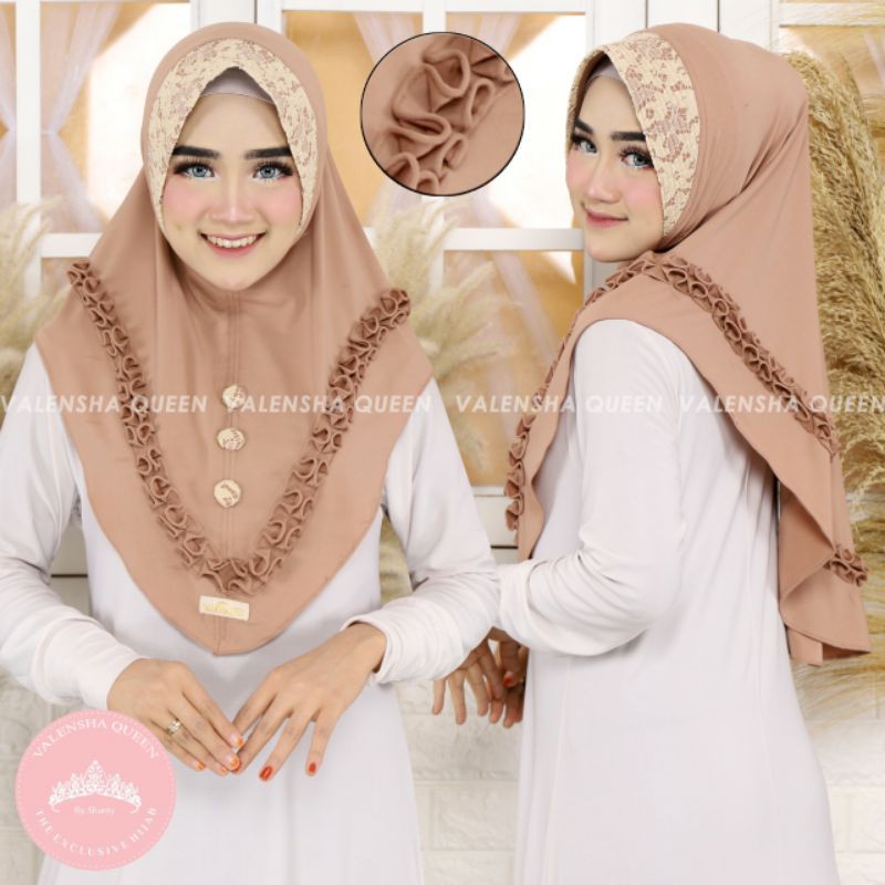 Jilbab Instan Valensha Queen