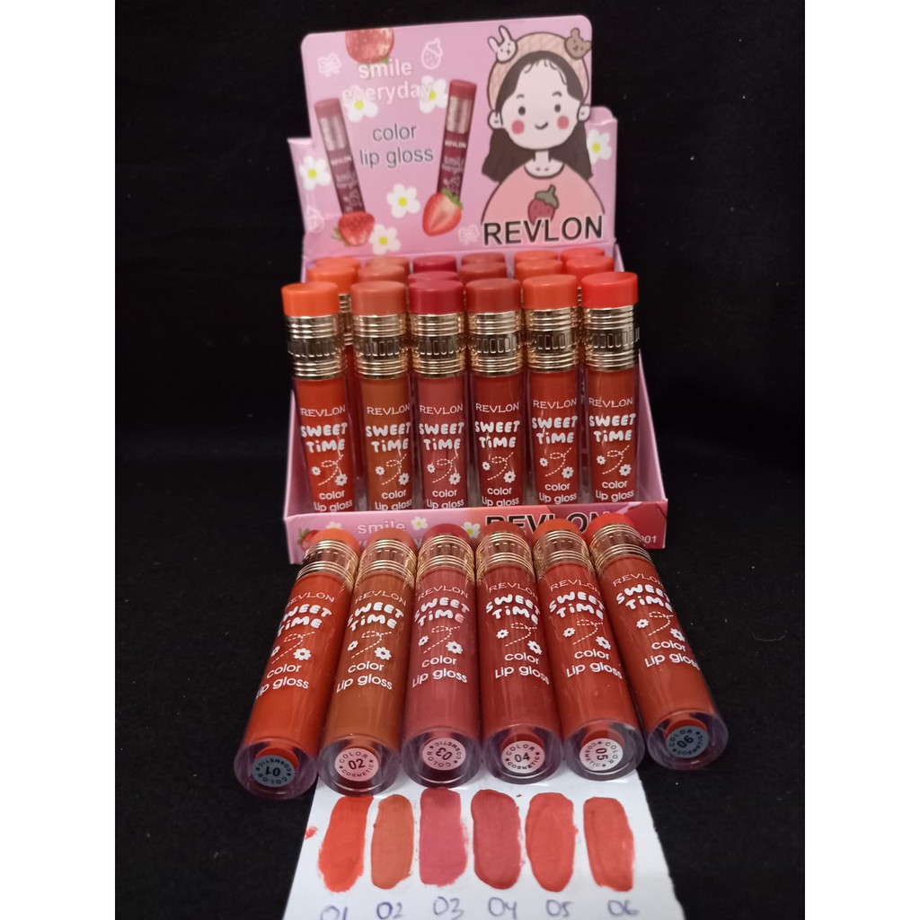 [PER 6 PCS] LIP GLOSS / LIPGLOSS REVLON COLOR NO.R8001