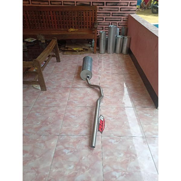 TABUNG STANDAR KNALPOT MOBIL GRANDMAX DAN PIPA BELAKANG(jangan pakai pengiriman spx)karna masih ada 