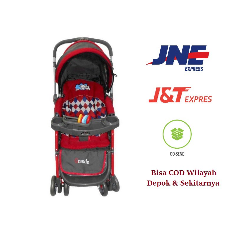 Stroller Pliko Grande 4 in 1 B/S268R MURAH BANGET
