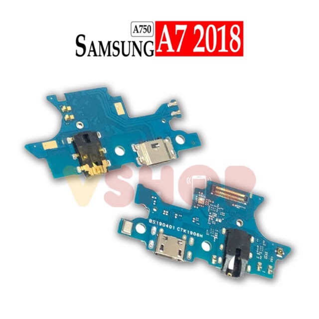 FLEXIBEL KONEKTOR CHARGER CON CAS TC SAMSUNG A7 2018 - A750 FLEXIBLE MIC CON HF
