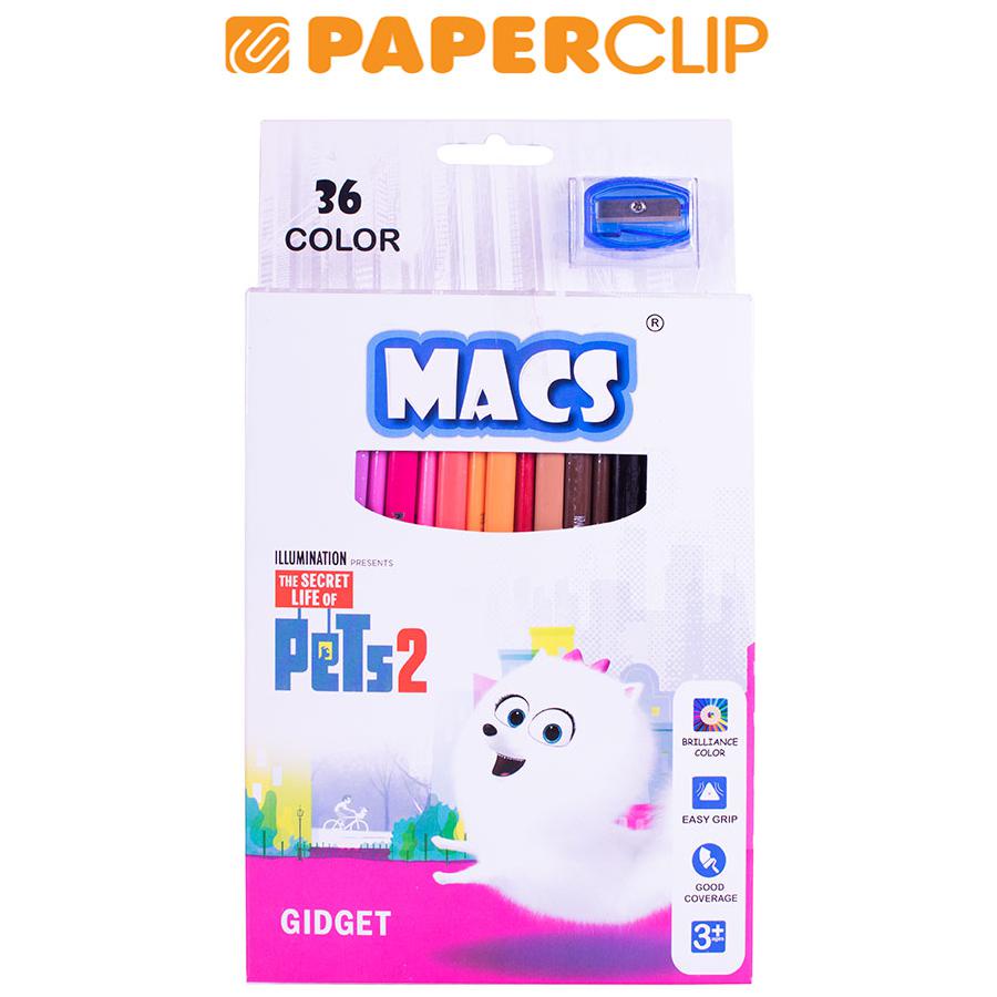 

PENSIL WARNA MACS 36S PETS