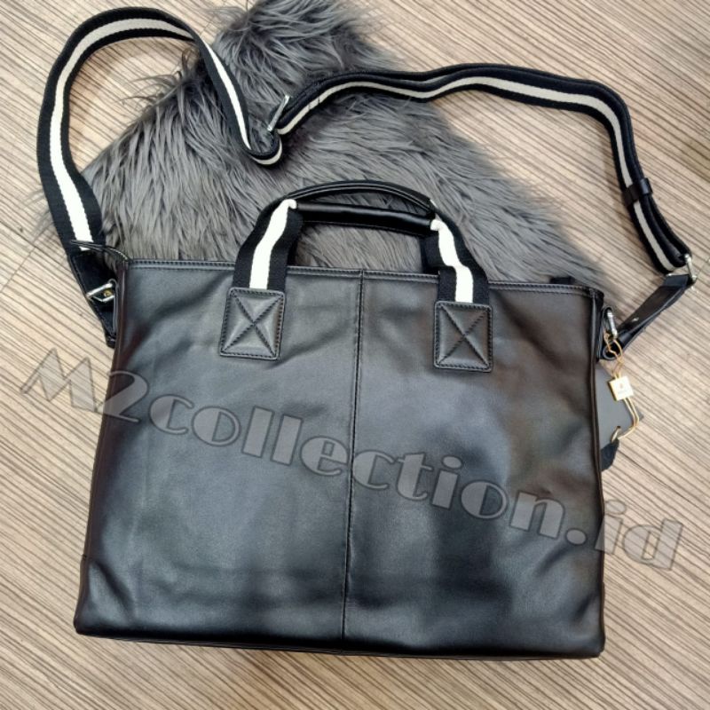 Tas Kantor Bally Leather Braifcase Tas Mirror 1:1 Kulit Asli Impor