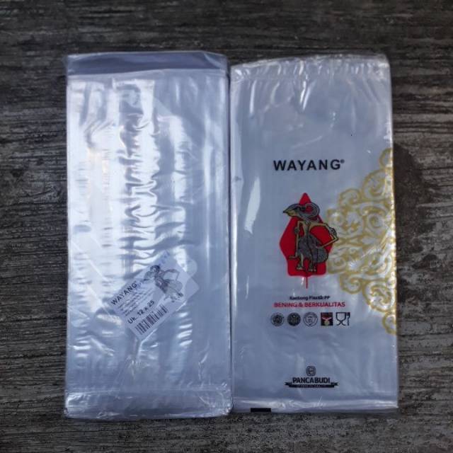 Plastik Pp Wayang 250 Gram -  Plastik Bening Wayang