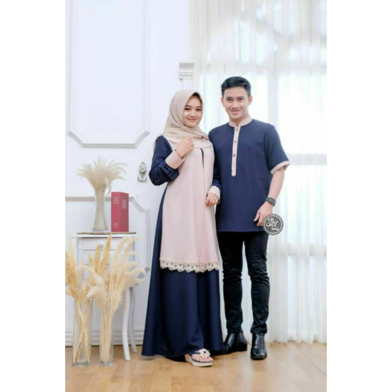 BAJU PASANGAN COUPLE MUSLIM CP CARITA TERMURAH