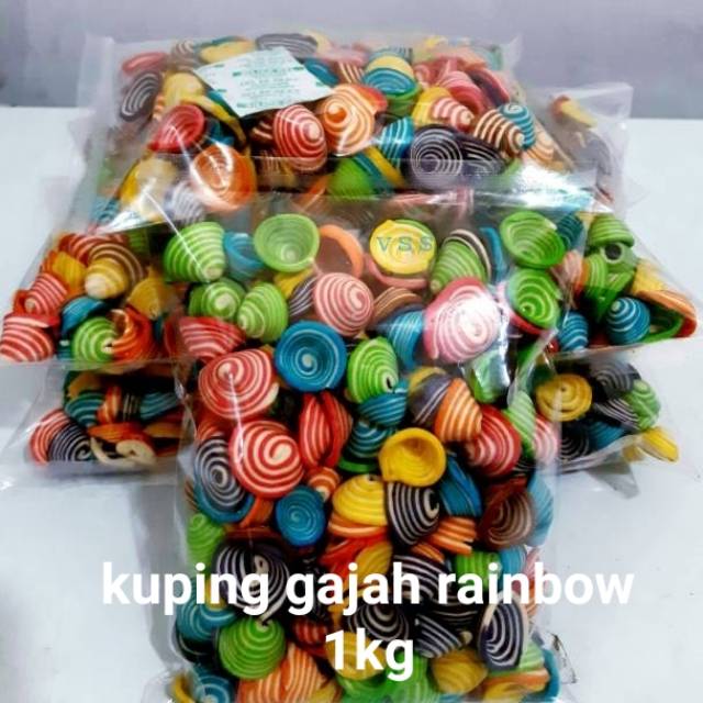 

KUPING GAJAH MINI RAINBOW 1kg