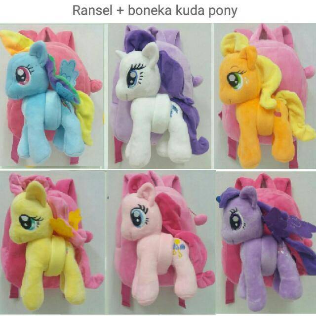 Pola kuda poni dari kain flanel