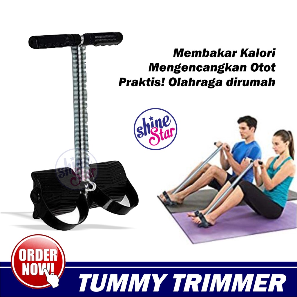 SHINE STAR - Tummy Trimmer/Body Trimmer Alat Fitness Olah Raga Pengecil Pengencang Perut &amp; Pembakar Lemak Perut