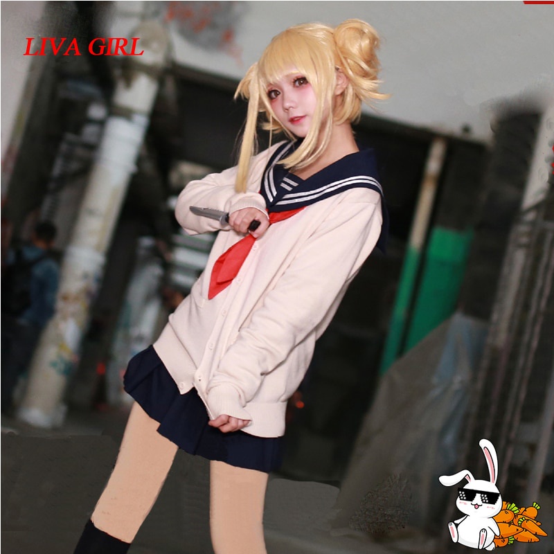 PREORDER Liva girl My Hero Academia Boku no Hero Academia Himiko Toga JK Uniform Skirts Sweater Swea