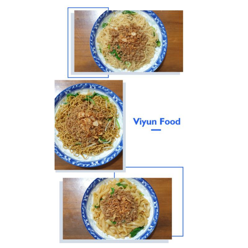 

Mie/Kwetiau/Bihun Ayam Bangka