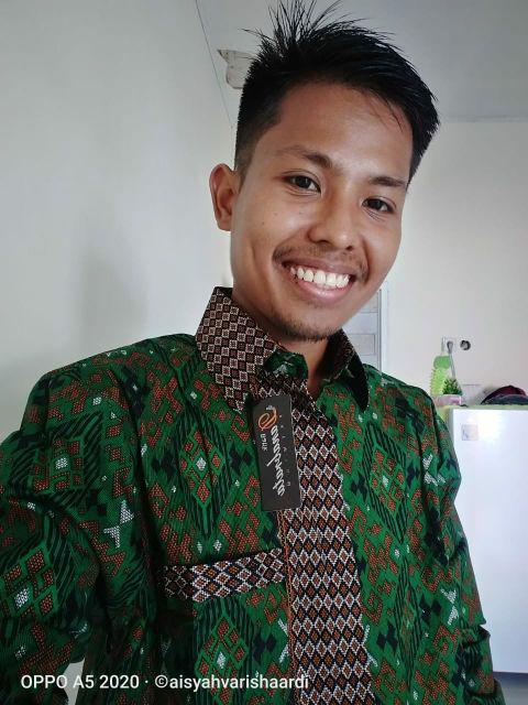 Danabrata Songket Batik Hrb026 Kemeja Batik Pria Modern Lengan Panjang M L Xl Xxl Asli Pekalongan