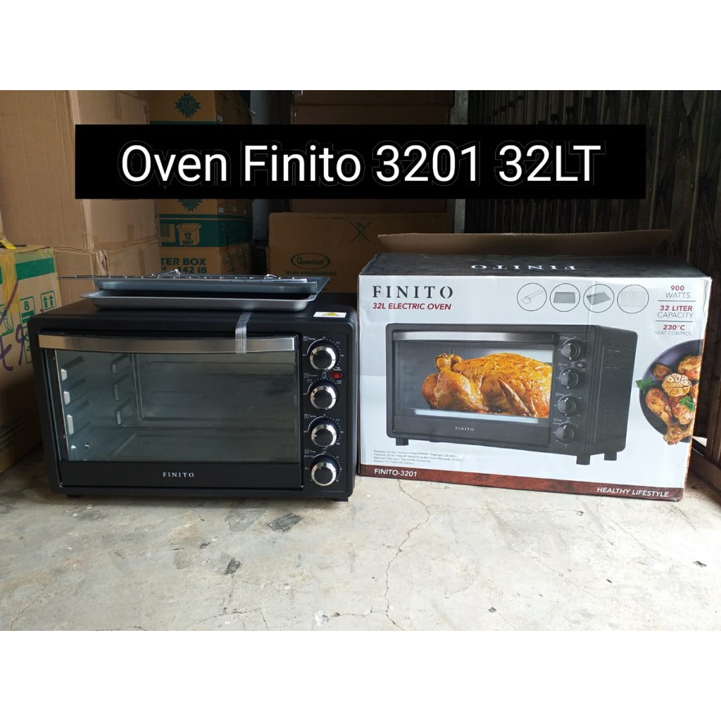 Oven Electric Oven FINITO-3201 Kapasitas 32L / Oven besar Daya rendahFINITO-3201 Kapasitas 32L /