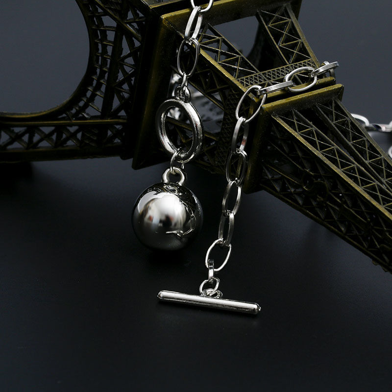 Set 3 Pcs Kalung Rantai Panjang Multilayer Gaya Harajuku Hip-Hop Untuk Pria Dan Wanita