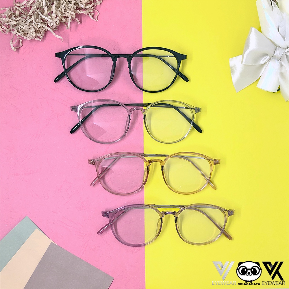 Kacamata PHOTOCROMIC 2125 ANTI RADIASI UV Lensa Berubah Warna Sunglass Blueray Blulightcrmic Bluecromic Minus &amp; Plus Korea Fashion Untuk Pria / Wanita