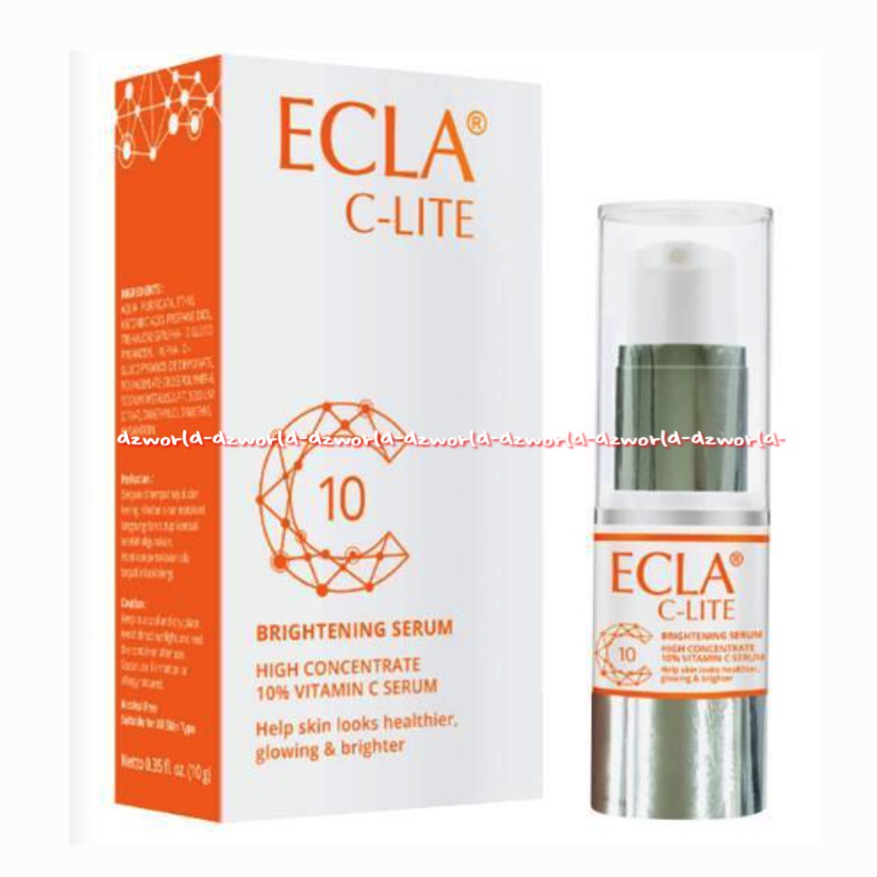 Ecla C-Lite Brightening Serum Wajah Serum Pemutih Wajah 10ml Ecla C Lite