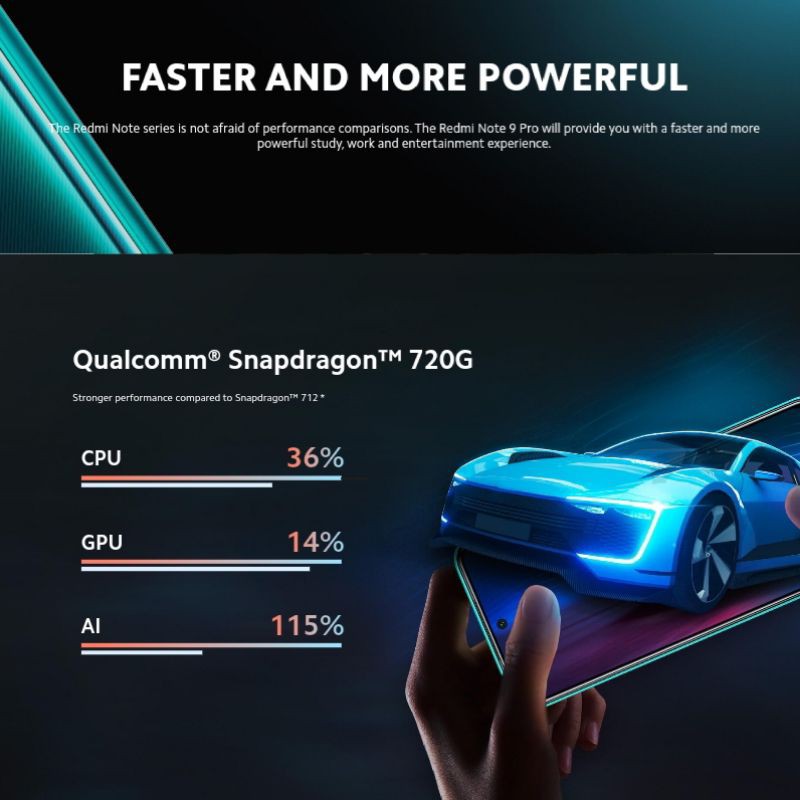 Xiaomi Redmi Note 9 PRO 8/128 TAM Garansi Resmi RAM 8GB 128GB NFC-2
