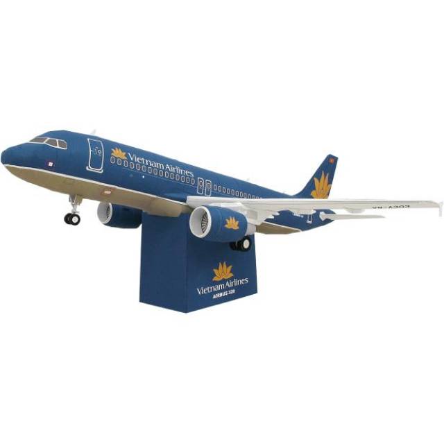 Pesawat Vietnam Airlines Papercraft
