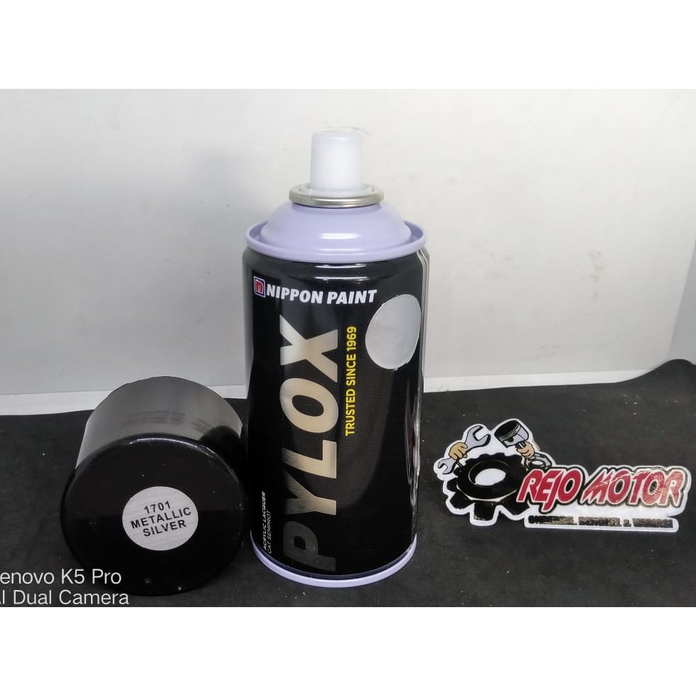 

PILOX/PYLOX /SOLID COLOURS & METALLIC COLOURS/ 1701 METALLIC SILVER / ANTI BAKAR ORIGINAL NIPPON