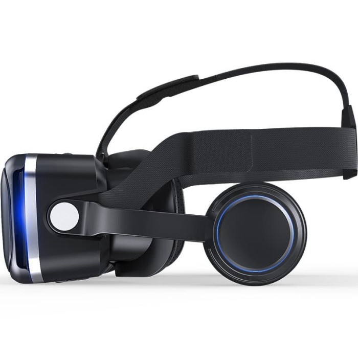 hinecon 6.0 VR Box Virtual Reality Glasses dengan Headphone - Black