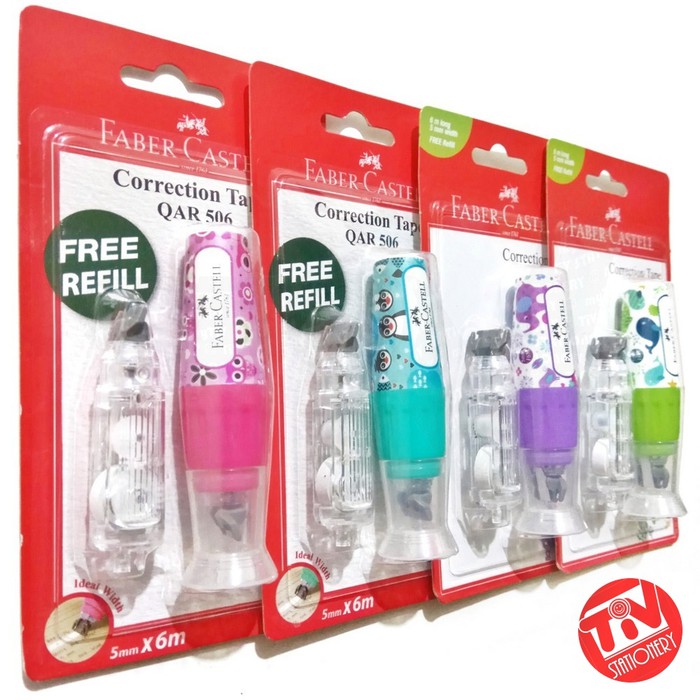 

Tipex Kenko - Refill Tipex Tombow - Correction Tape Correction Tape Faber Castell Qar-506 Motif