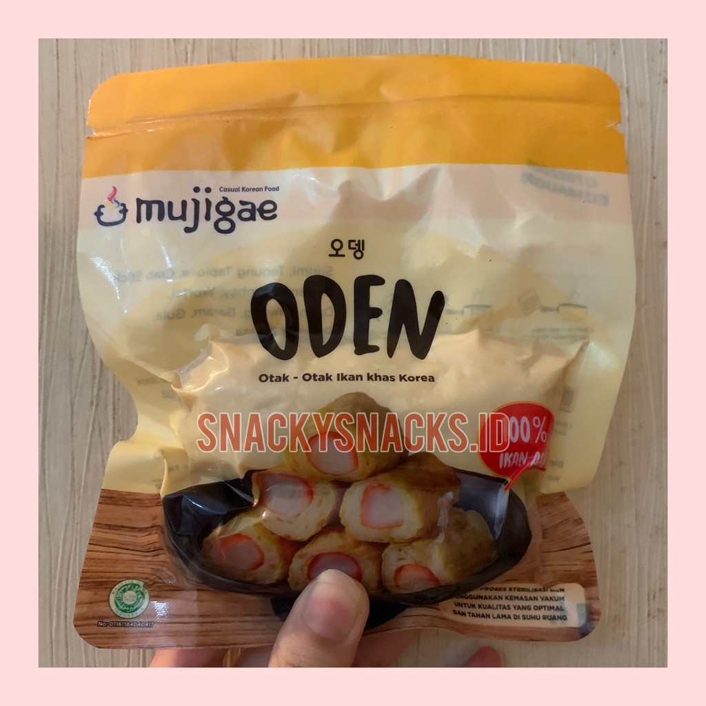 

MUJIGAE Oden (Odeng/Eomuk/Korean Fish cake) 120gr