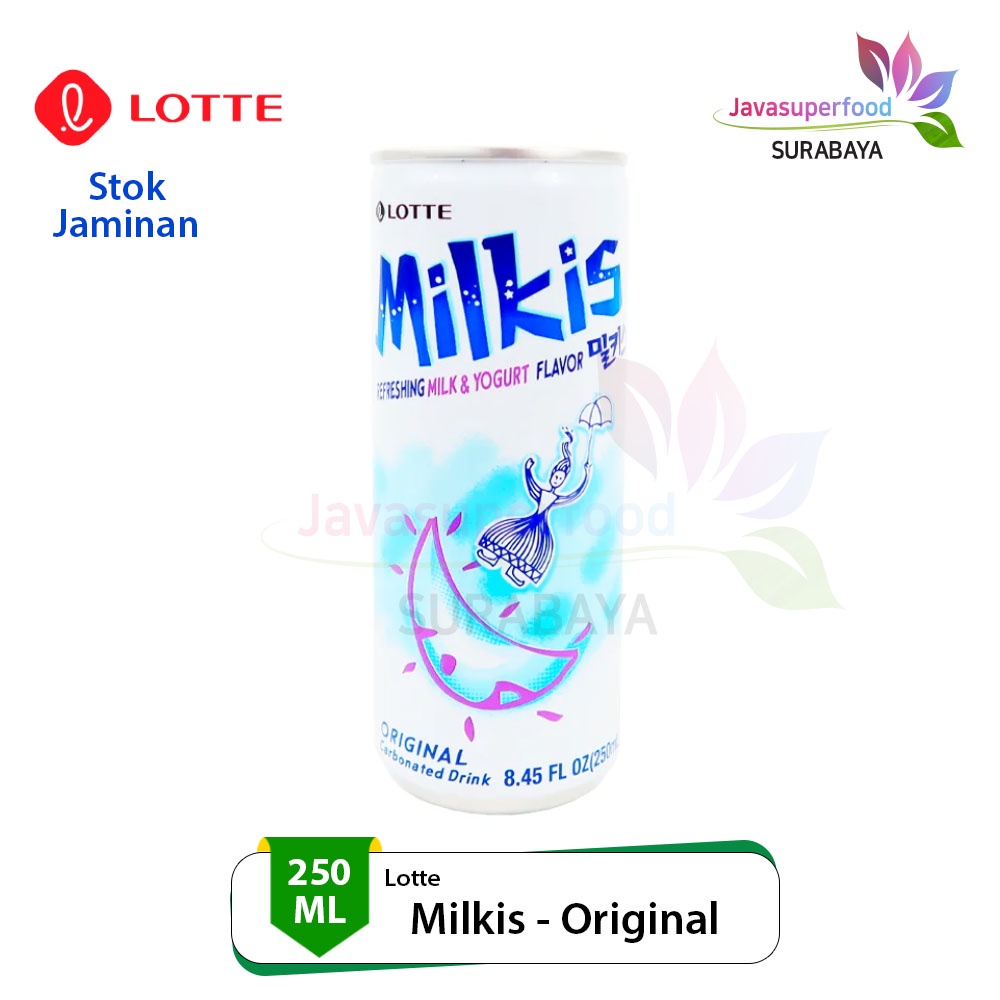 

(SUSE) Lotte Milkis Original 250ml / Soda Susu Rasa Original Asli Korea