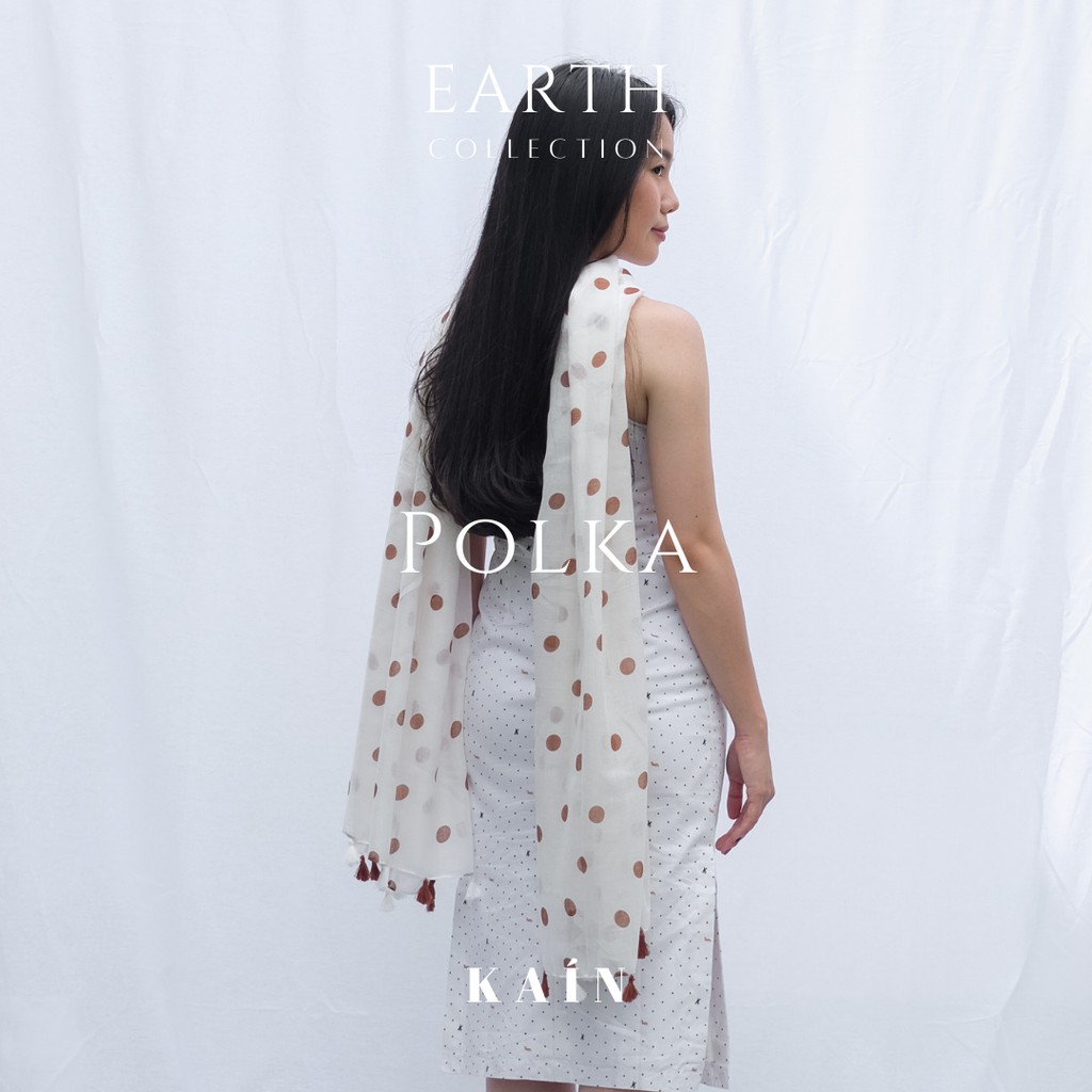 Polka Shawl – Earth Collection