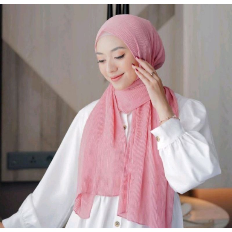 PASHMINA PLISKET FULL LIDI / PASHMINA PLISKET CERUTY BABYDOLL / PLISKET FULL LIDI
