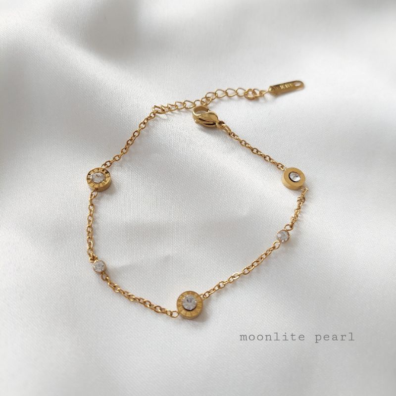 Gelang Gold Plated 18K Roman Diamond