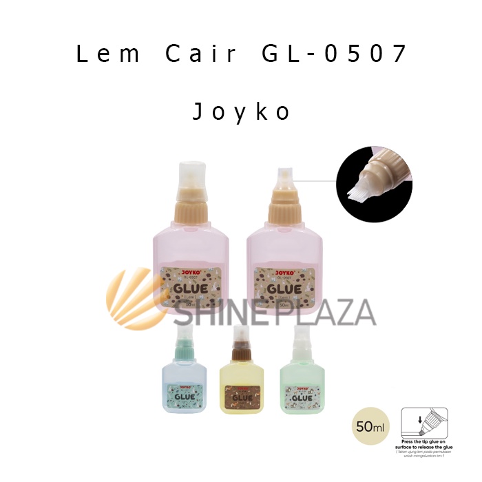 

Liquid Glue Lem Cair Joyko GL-0507 50ml - Lem Multipurpose Serbaguna