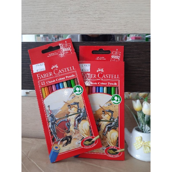 

FABER-CASTELL CLASSIC COLOUR PENCILS 12 115852 / PENSIL WARNA ISI 12 PANJANG