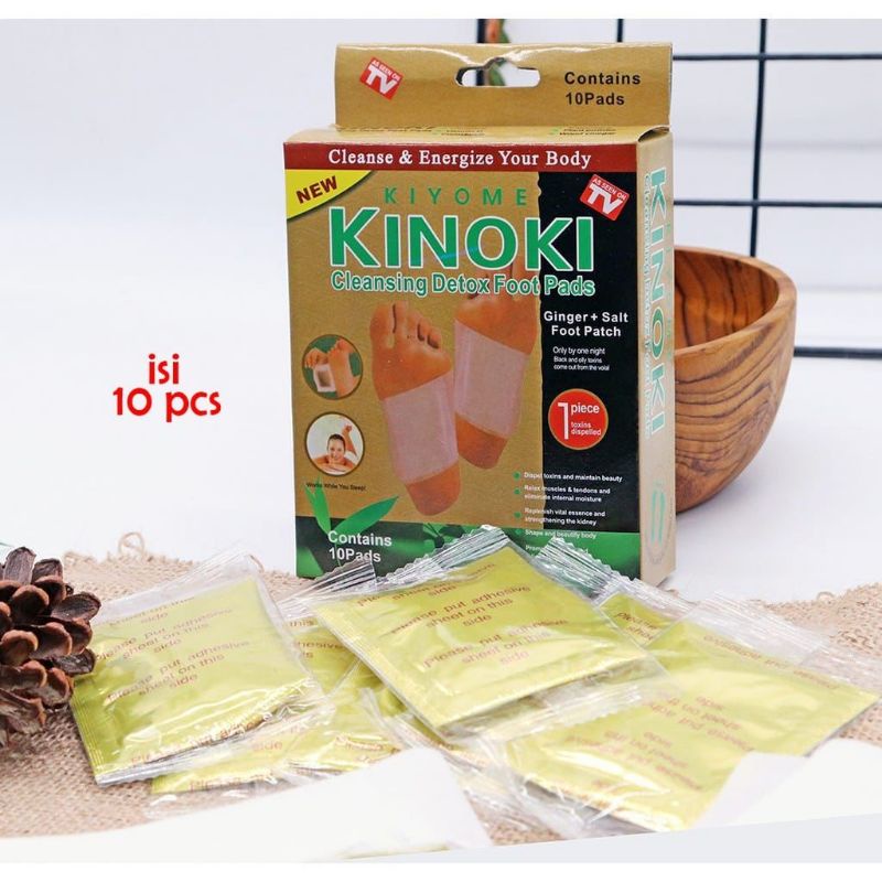 Kinoki Gold Koyo Detox Kaki Original Harga Per BOX Isi 10 Pad (5 pasang) Membuang Racun Foot patch Original Bamboo Penyerap Kotoran Dari Dalam Melalui detoc Telapak Kaki Berkualitas Oyaya Kosmetik Pekanbaru Ecer Grosir RIAU