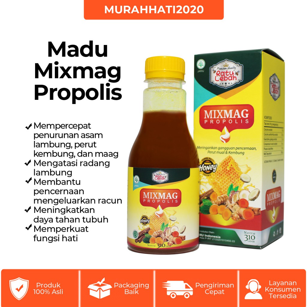 Mixmag Propolis Madu Maag Solusi Maag Asam Lambung Gerd Dan Masalah Pencernaan Indonesia